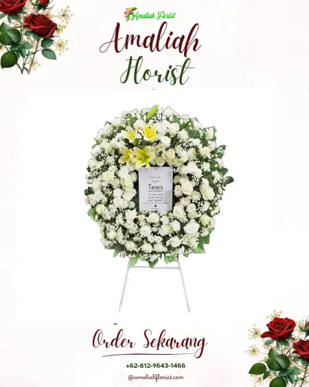 Krans Bunga Duka Gelombang Panjang